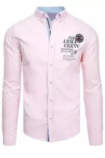 Férfi ing rózsaszín színben Dstreet DX2299