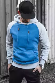 Férfi kapucnis pulóver Szín Kék DSTREET BX5490