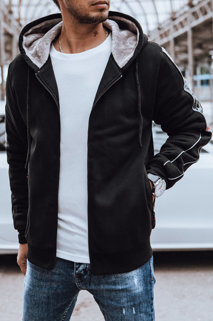 Férfi mintás pulóver Szín Fekete DSTREET BX5633