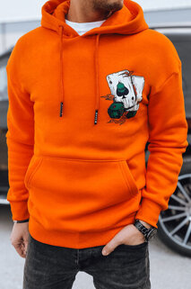 Férfi mintás pulóver Szín Narancssárga DSTREET BX5667