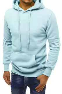 Férfi pulcsi kapucnival kék színben Dstreet BX5107
