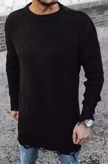 Férfi téli pulóver Szín Fekete DSTREET WX1962