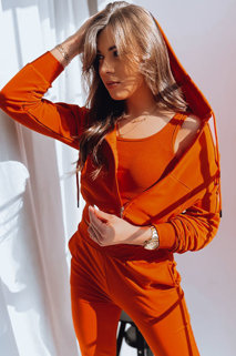Női kapucnis pulóver MY LOVE Szín Narancssárga DSTREET BY1200