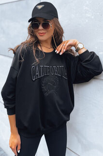 Női oversize pulóver CALIFORNIA DREAM Szín Fekete DSTREET BY1247