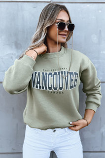 Női oversize pulóver VANCOUVER Szín Sötétzöld DSTREET BY1227