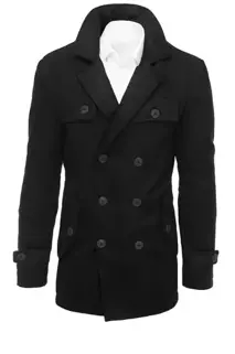 Téli férfi kabát fekete színben Dstreet CX0431