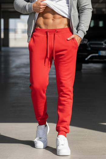 Férfi melegítőnadrág piros Dstreet UX2708