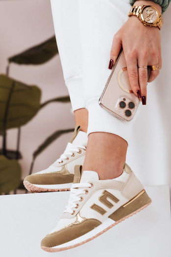 Női tornacipő LENSI khaki Dstreet ZY0037 ZY0037