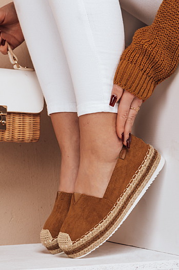 Női LANSI teve színű espadrilles Dstreet ZY0060 ZY0060