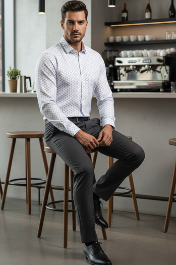 Férfi fehér ing Dstreet DX2438