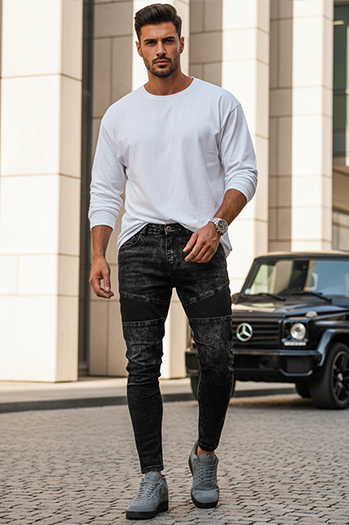 Férfi farmernadrág Szín Fekete DSTREET UX3939