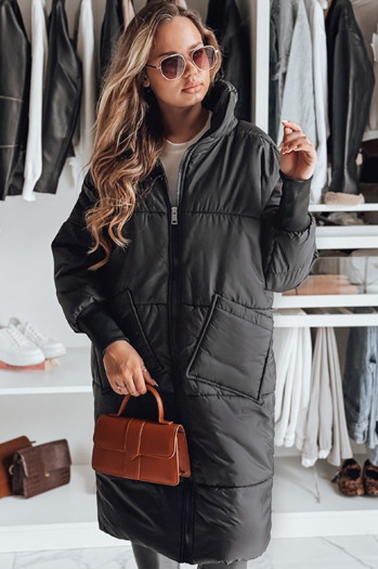 Női oversize kabát NADIA fekete Dstreet TY2436z Női oversize kabát NADIA fekete Dstreet TY2436z