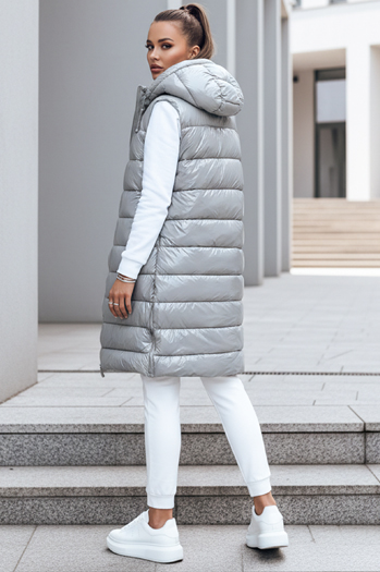 Női steppelt mellény GANTINI Szín Ezüst DSTREET TY3744