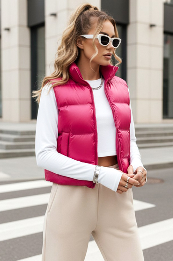 Női steppelt mellény RASBERRY BUSH Szín Rózsaszín DSTREET TY3808