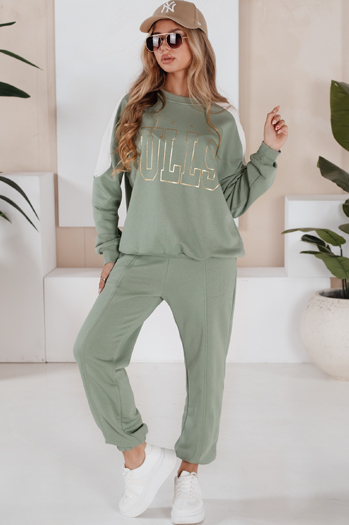 Női tréningruha szett BULLS világoszöld Dstreet AY0899