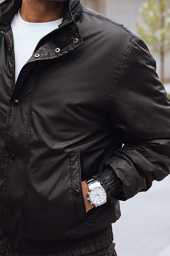 Férfi átmeneti dzseki Szín Fekete DSTREET TX4583