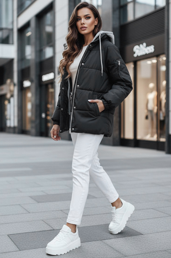 Női téli dzseki SPACE Szín Fekete DSTREET UX4070