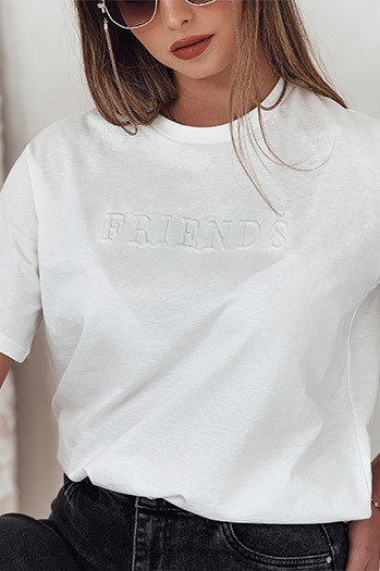 Női FRIENDS ekrü póló Dstreet RY2574