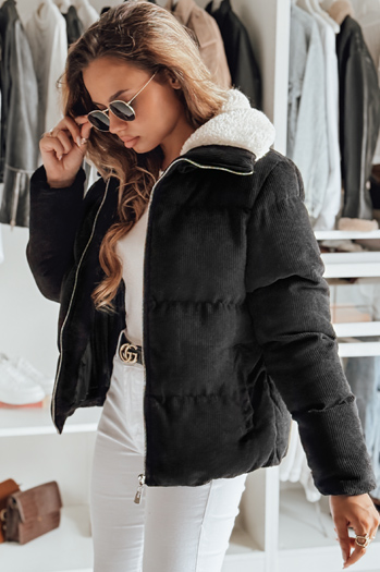 Női télikabát TRENDYGLAM fekete Dstreet TY4357