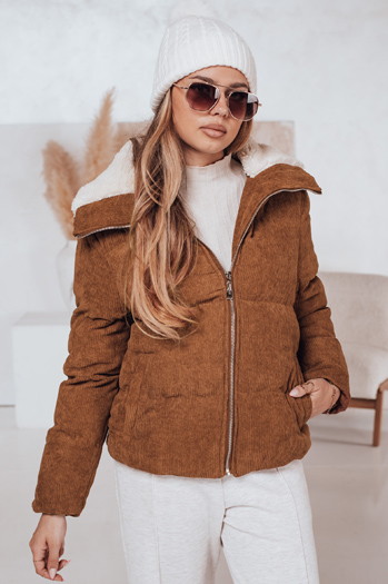 Női télikabát TRENDYGLAM barna Dstreet TY4360 TY4360