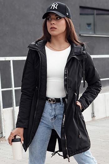 Kurtka damska parka URBANJOY czarna Dstreet TY4385