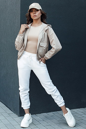 Kurtka damska przejściowa BELIJ beżowa Dstreet TY4402