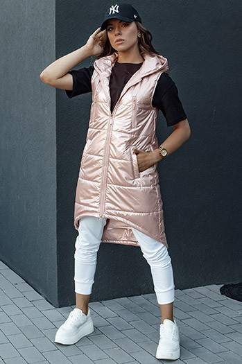 Női steppelt mellény MERIS lila Dstreet TY4424 TY4424