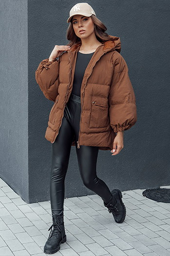 Kurtka damska pikowana PARIMA kamelowa Dstreet TY4510