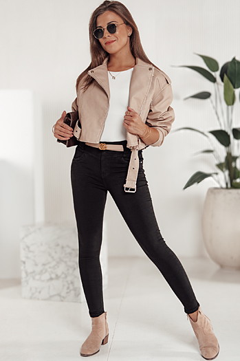 Női SKINTRA skinny farmer fekete Dstreet UY2218 UY2218