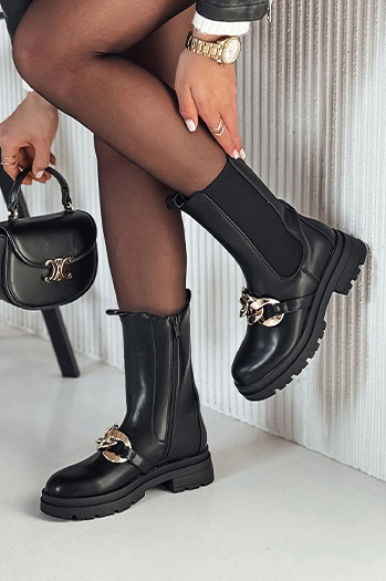 Női NIGHTWALK csizma fekete Dstreet ZY0492 ZY0492