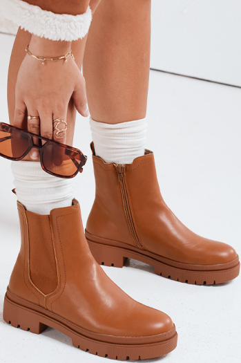 Női csizma MONDERICO camel Dstreet ZY0512 Női csizma MONDERICO camel Dstreet ZY0512