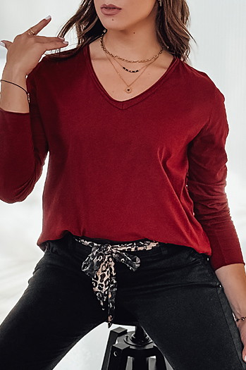 Női oversize blúz VAVLSTYLES egyszínű Dstreet RY2684