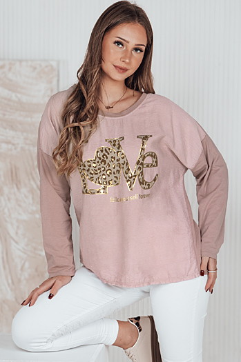 Női egyméretű blúz LOVEGLOW rózsaszín Dstreet RY2699