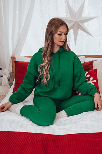 KSENIIA PREMIUM női tréningruha szett zöld Dstreet AY1111