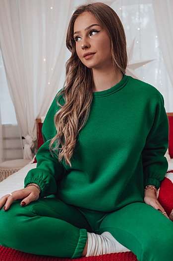 Női tréningruha szett ARIELLA PREMIUM zöld Dstreet AY1115