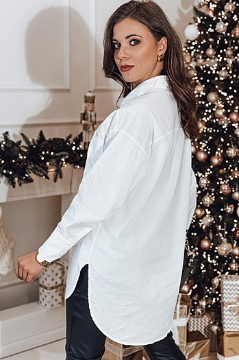 Női oversize ing AISMEE fehér Dstreet DY0444