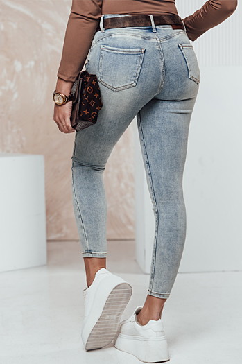 Női farmer nadrág CURVEON push up kék Dstreet UY2309