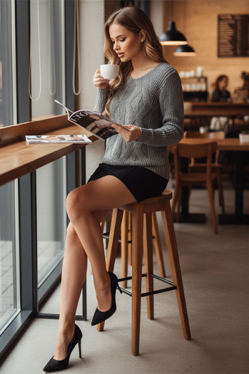 CHICRAY női pulóver világosszürke Dstreet MY2395