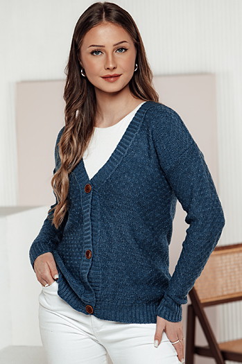 Női CHICLINE pulóver kék Dstreet MY2400