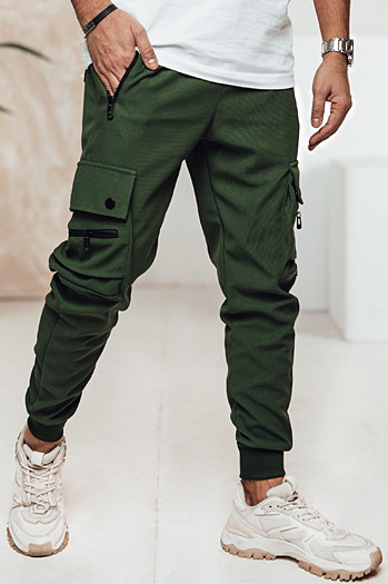 Férfi cargo nadrág zöld Dstreet UX4458
