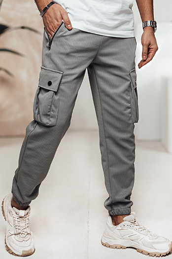 Férfi cargo nadrág szürke Dstreet UX4463