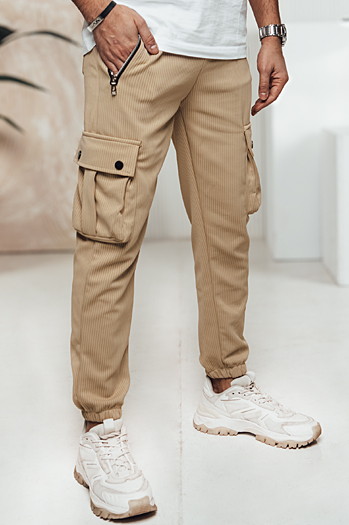 Férfi cargo nadrág khaki Dstreet UX4464 UX4464