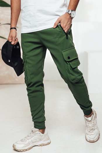 Férfi cargo nadrág zöld Dstreet UX4469