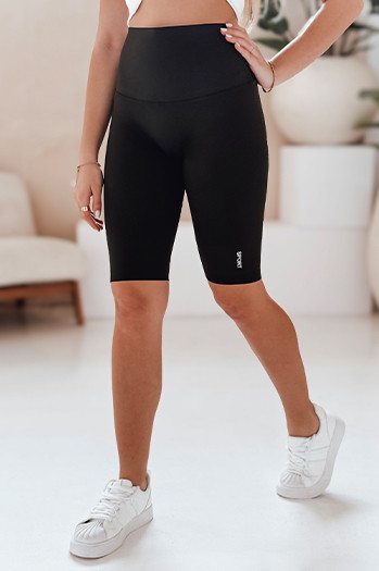 Női kerékpáros rövidnadrág SPORT MOVE fekete Dstreet SY0424