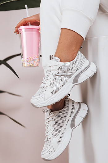 Női tornacipő vastagabb talpú DYNAMICA silver Dstreet ZY0595