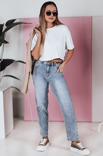 Női farmer mom fit nadrág CASUALJIN Dstreet UY2351