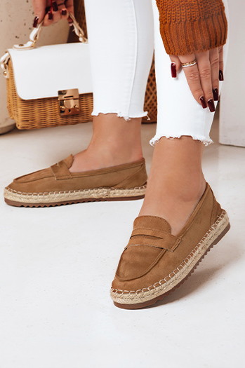 Női JUDANA camel mokaszinok Dstreet ZY0639 ZY0639