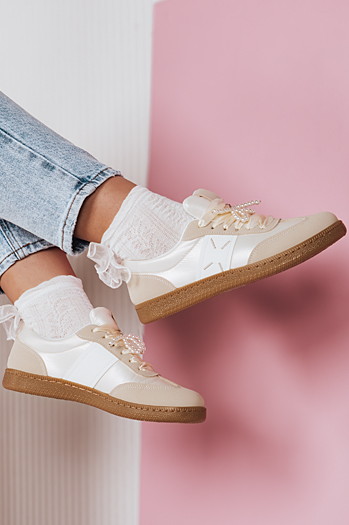 Női sportcipő PEARLSTEP bézs Dstreet ZY0680 ZY0680