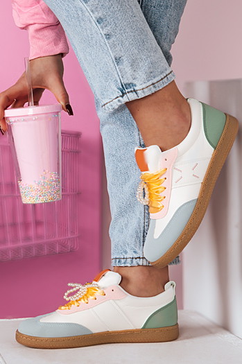 Női sportos PEARLSTEP többszínű tornacipő Dstreet ZY0682 ZY0682