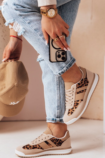 Női sportcipő RAVIOS leopárd print Dstreet ZY0827 ZY0827